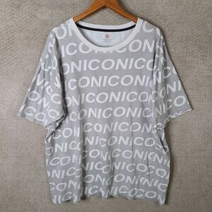 Sacred Crown Shirt Mens 5XL Gray Graphic Iconic All Over Print Short‎ Sleeve